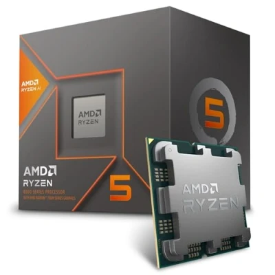 Image of AMD Ryzensets 5 8600G processor (integrated Radeon Graphics,Ryzensets AI, 6 cores/12 threads, 65W TDP, AM5 Socket, Cache 22MB, up to 5,0Ghz max booth, with wraith stealth cooler)