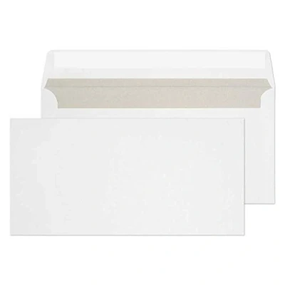 Image of Blake Purely Everyday DL 110 x 220 mm 120 gsm Peel &amp; Seal Wallet Envelopes (ENV10) Bright White Pack of 500