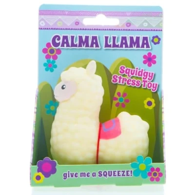 Image of Boxer Gifts Calma Llama Stress Toy Squishy Fidget Toys &amp; Balls For Adults Helps With Anxiety Relief Office Desk Fun Stocking Filler Women Colleagues Secret Santa Gift