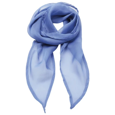 Image of Premier Ladies/Womens Work Chiffon Formal Scarf (One Size) (Mid Blue)
