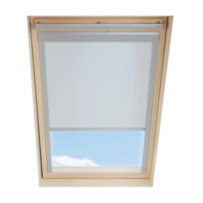Image of Blackout Budget Roller Blind compatible with VELUX Roof Windows size codes M04 / 304/1 MK34, White