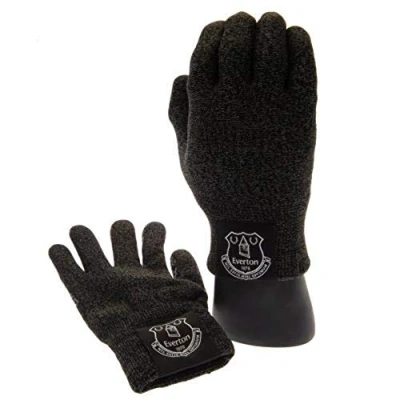 Image of USP Everton FC Child Touchscreen Compatible Glove Black, Licensed Product