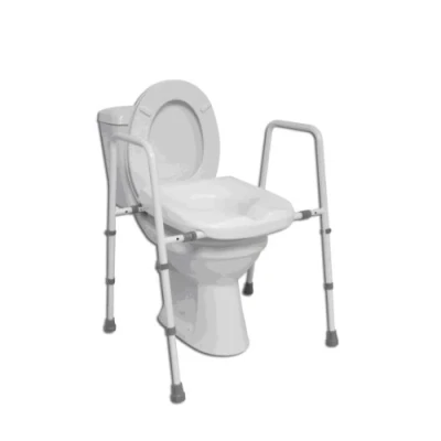 Image of NRS Healthcare M11089 Mowbray Toilet Seat and Frame Free Standing width adjustable