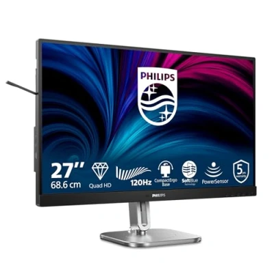 Image of Philips 4000 Series 27in 2560 x 1440 Pixels Quad Hd Ips Panel HDMI DisplayPort Vga Usb Monitor