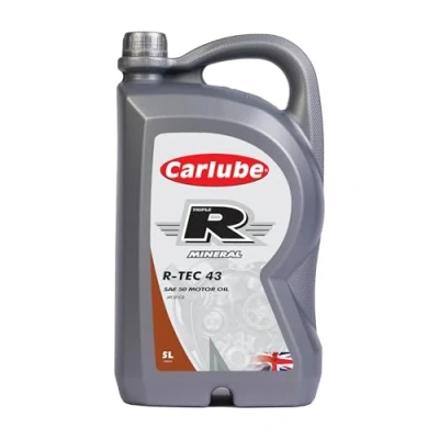 Image of Carlube Triple R SAE 50, API SF/CD Mineral Engine Oil TEC 43 5 L