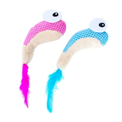 Image of Catstages Dental Shrimpies Catnip Cat Chew Toy 2 Pack