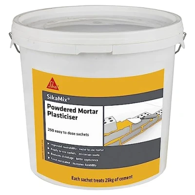 Image of Sika SikaMix Powdered Mortar Plasticiser, 250 Sachets