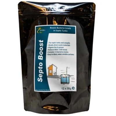 Image of Hydra Septo Boost Bacteria for Septic Tank &amp; Treatment Biological and Enzyme Cleaner Tanks 12 Months Supply