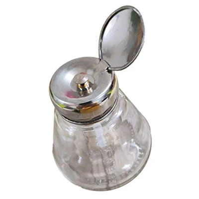 Image of MagiDeal 150ml Glass Push Down Empty Pump Dispenser Bottle for Nail Polish &amp; Lip Eye Makeup Remover, Cap Dispensing Press