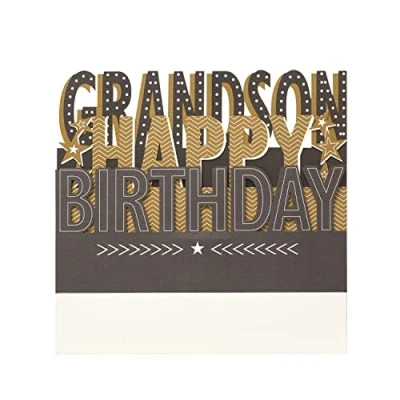 Image of UK Greetings Birthday Card for Grandson 3D Pop Up Design