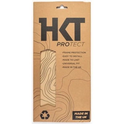 Image of HKT PROTECT XL Contour Lines Bike Frame Protection Kit Gloss 12 Piece (Black)