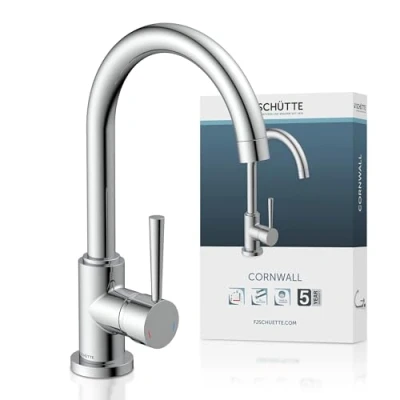 Image of Hoga Cornwall 79116 Wash Basin Fitting with Fast Drainage Chrome