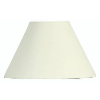 Image of Oaks Lighting S501/8 Cream Cotton Coolie Shade, 8 inch,
