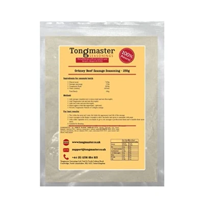Image of Orkney Beef Sausage Seasoning 250g (makes a 10kg batch)