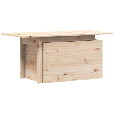 Image of vidaXL Garden Table 100x50x75 cm Solid Wood Pine