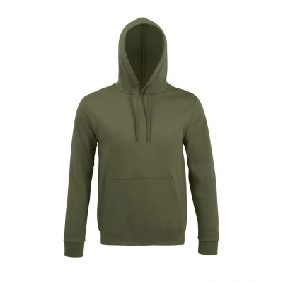 Image of SOLS Snake Unisex Hooded Sweatshirt / Hoodie (Dark Green) Size 2XL