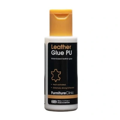 Image of Leather Glue 50ml Polyurethane &amp; Water Based Easy to Use, Strong Extremely Flexible Used for Repairing Leather.