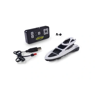 Image of Carson Nano Racer Yacht 2.4 GHz Remote Control Boat RC for Children and Adults 500108057
