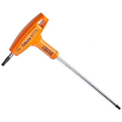 Image of Beta 970715 Model 97 TTX15 Offset Torx Key with Handle, T15