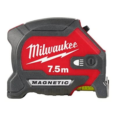 Image of Milwaukee 493249469 7.5 m LED Magnetic Tape Measure
