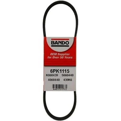 Image of Bando USA 6PK1115 OEM Quality Serpentine Drive Belt