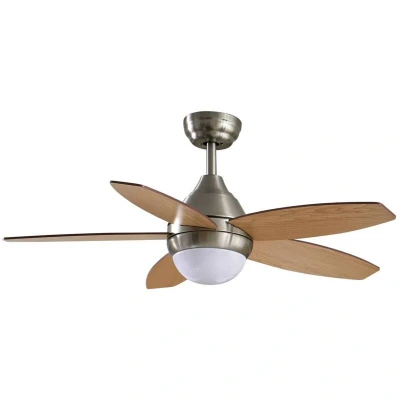 Image of Lindby LED ceiling fan Klasika, DC, quiet, 106 cm, CCT