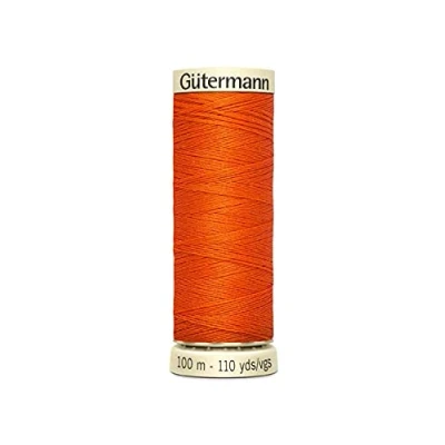 Image of Gutermann Sew All Polyester Thread, Bright Orange 0351, 100 m