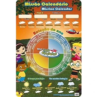 Image of Grupo Erik editores Lamina Didactica Portugues Calendar Little Einsteins