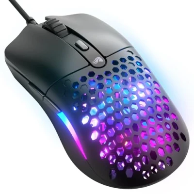 Image of Glorious Model O Eternal Ultralight RGB Gaming Mouse Wired 55g Lightweight Customizable Lighting 6 Programmable Buttons Symmetrical Design 12K DPI Optical Sensor PC/Mac Black