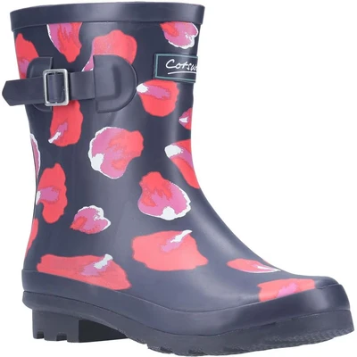 Image of Cotswold Wellington Boot Womens Navy Size UK 4