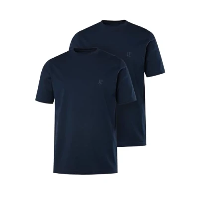 Image of JP 1880 Men&#039;s T Shirts, 2er Pack, Navy Blue, L