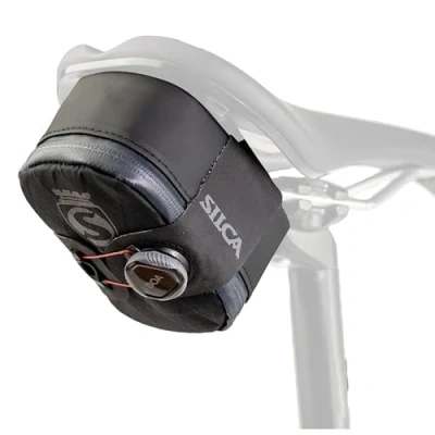 Image of SILCA Mattone Grande Secure Bike Saddle Bag by BOA Capture System Waterproof YKK Zipper 77cm Cube Storage Space