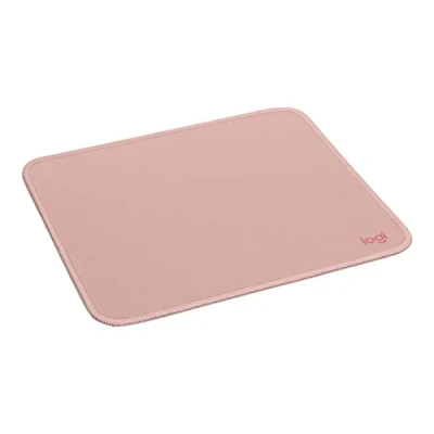 Image of Logitech Mouse Pad Studio Series, Computer Mat with Anti slip Rubber Base, Easy Gliding, Spill Resistant Surface, Durable Materials, Portable, in a Fresh Modern Design Pink