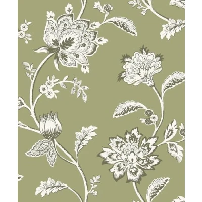 Image of Fine Decor FD43454 Juliette Floral Wallpaper, Sage