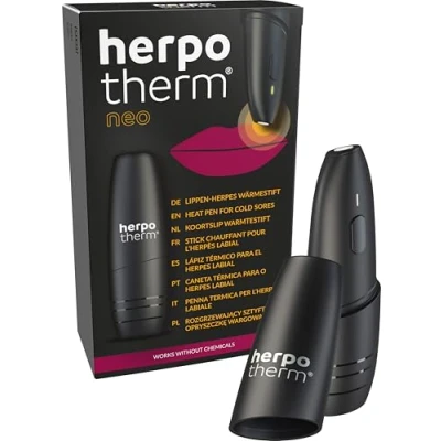 Image of Herpotherm Neo Cold Sore Treatment Device Long Lasting and Reusable Heat Pen (Herpotherm neo)