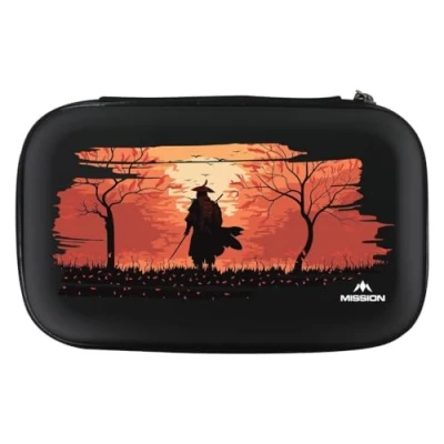 Image of Mission Darts EVA Dart Case Available in Ronin &amp; Samurai Grey Style (Ronin)