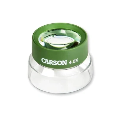 Image of Carson HU 55 4.5x BugLoupe Easy Viewing Magnifier, Green