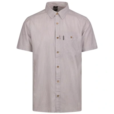 Image of Trespass Mens Casual Woven Shirt Contrast Buttons Zip Pocket Slapton Stripe