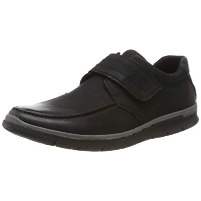 Image of Hush Puppies Men Duke Moccasins, Black, 9 UK