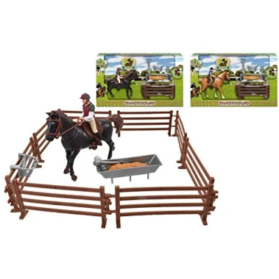Image of KandyToys TY2209 Horse and Rider Playset