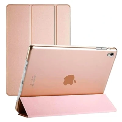 Image of iPad Case for Apple 9th Generation 2021/8th 2020/7th Gen 2019, 10.2 Inch, 9/iPad 8/ 7 Cover, Slim Shell Stand Cover.(Rose Gold)