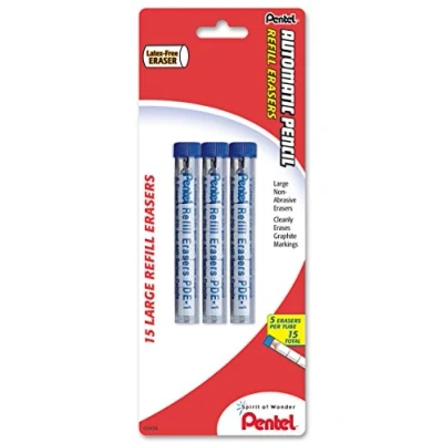 Image of Pentel® Quicker Clicker™ Eraser Refills, Pack Of 15