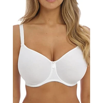 Image of Fantasie Women&#039;s Rebecca Essentials Underwire Spacer T Shirt Bra, Opaque, White, 30H US