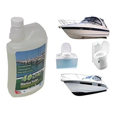 Image of Macerator Toilet Cleaner 40 Shot 1L (Chemical Boat Fluid Marine)
