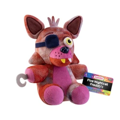 Image of Funko Plush: Five Nights At Freddy&#039;s (FNAF) TieDye Foxy Collectable Soft Toy Birthday Gift Idea Official Merchandise Stuffed and Girlfriends
