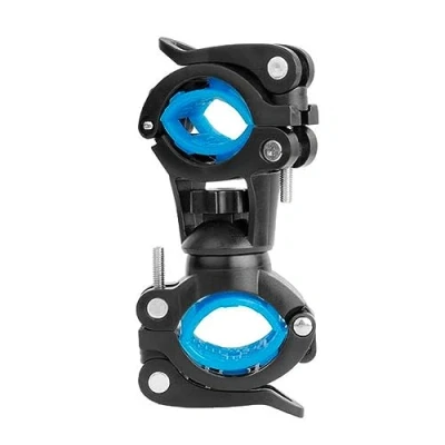 Image of Bike Flashlight Holder 360Rotatable Bicycles Light Bracket Torch Clip Adjustable Front Mount