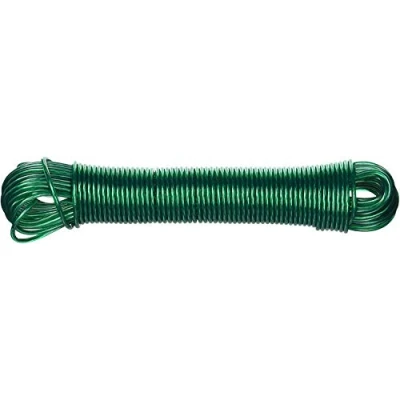 Image of Ram® 25m Washing Line Rope Steel Core Laundry Clothes Lines Thick Strong Plastic PVC Cover Garden Outdoor 25 METRE