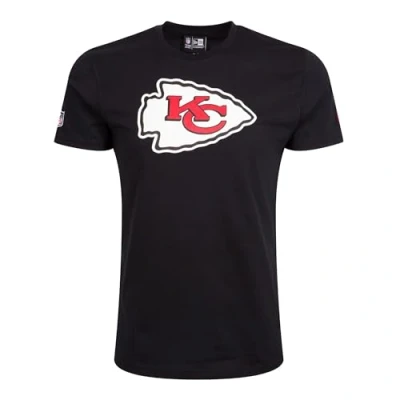 Image of New Era Kansas City Chiefs NFL Team Logo Black T Shirt