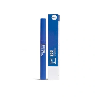 Image of 3INA MAKEUP The Color Pen Eyeliner 850 (Mini) Blue Liquid 14h Longwear Travel Size Matte Liner Sensitive Eyes