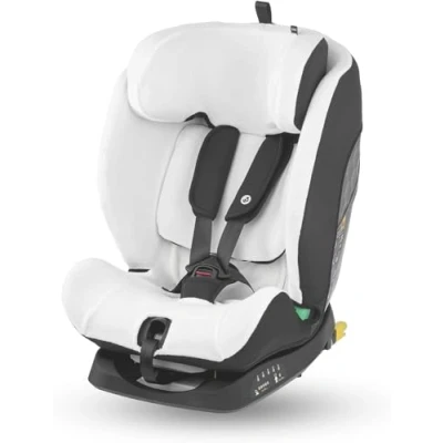 Image of Maxi Cosi Organic Cotton car seat Cover for Titan S i Size &amp; Comfort, Child Cover, Soft, Breathable and Moisture Absorbing Material, Machine Washable, Natural White
